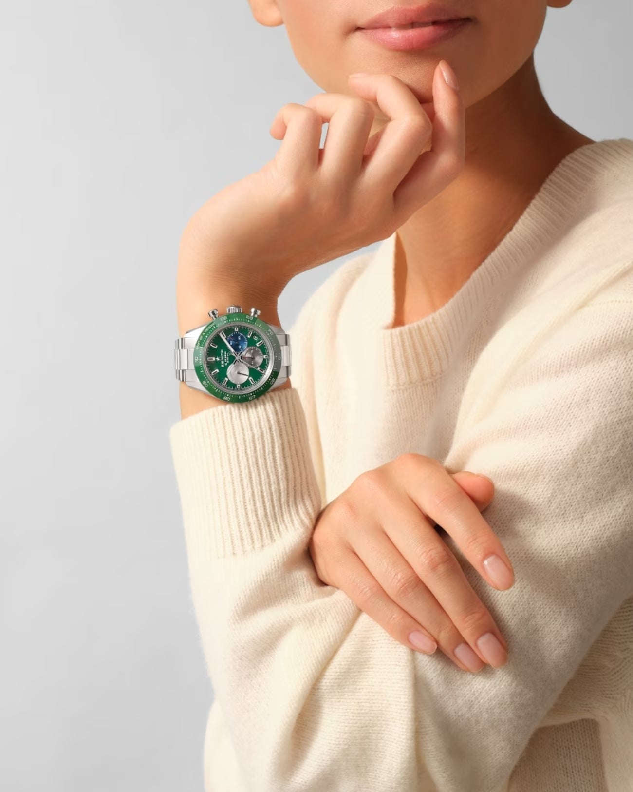 Watch in steel Chronomaster Sport Zenith