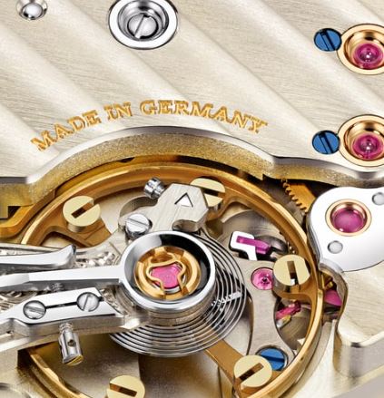 Watch in white gold Lange 1 - Moon Phase A lange sohne