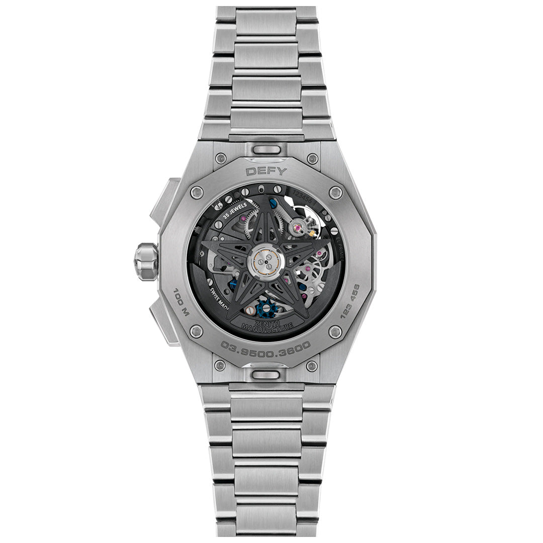 Watch in steel Defy Skyline Chronograph Skeleton Zenith