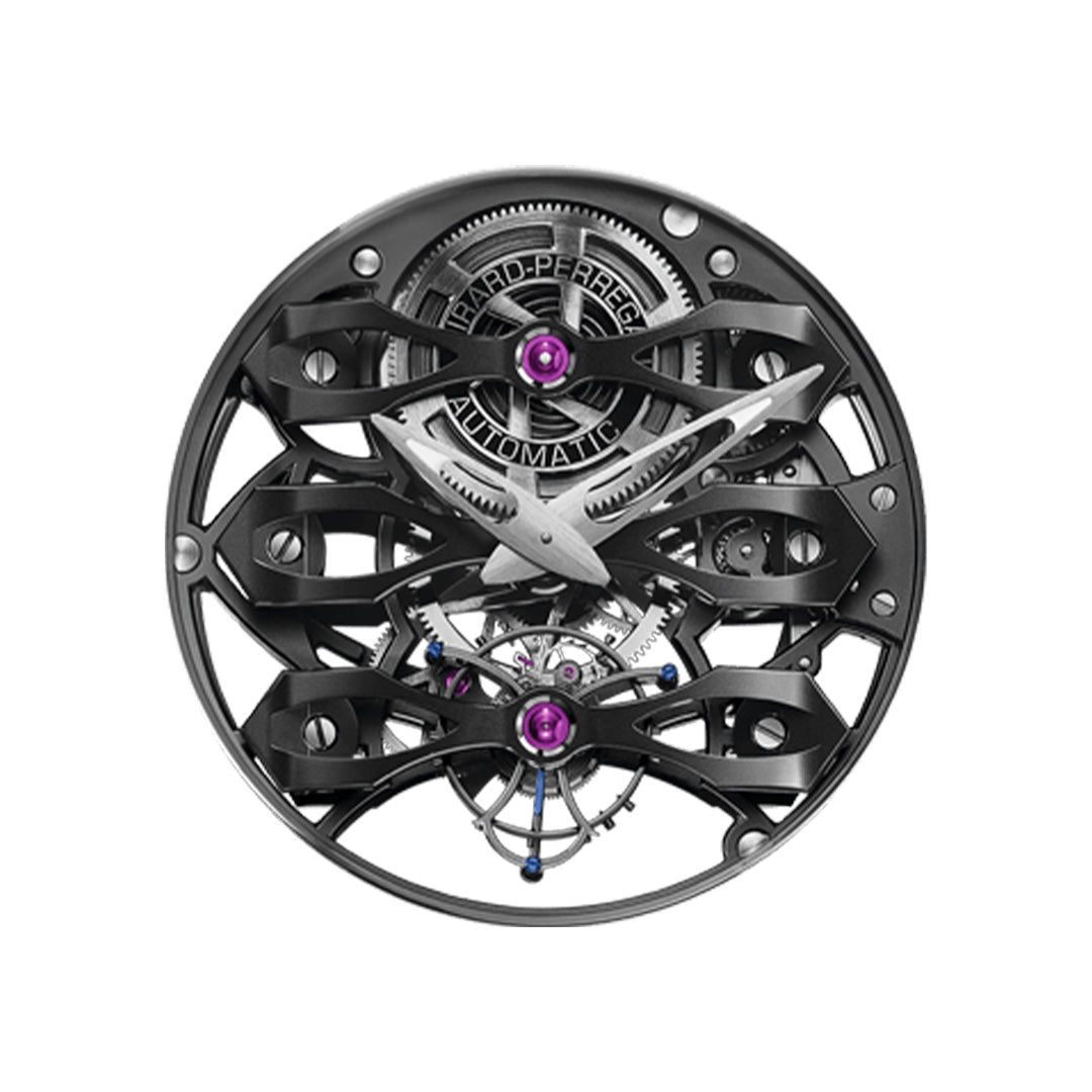 Orologio in titanio Neo-Tourbillon with Three Bridges Skeleton Girard perregaux