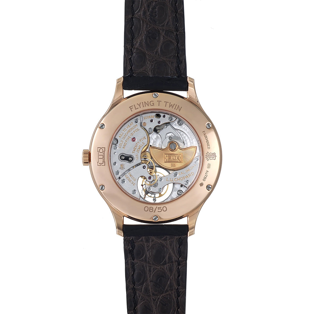 Watch in rose gold L.U.C Flying T Twin Chopard