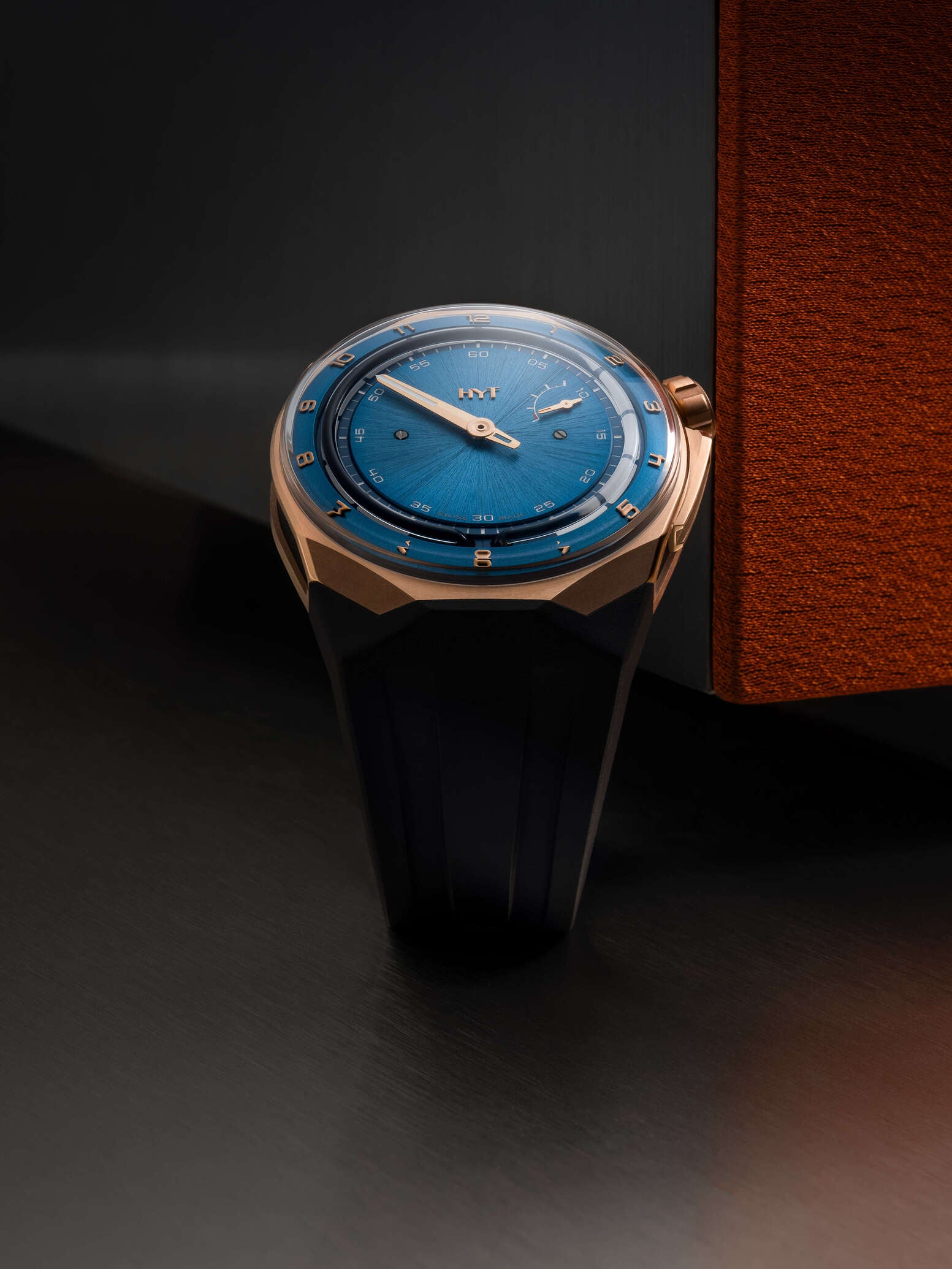 T1 5N Gold & Titanium Deep Blue2