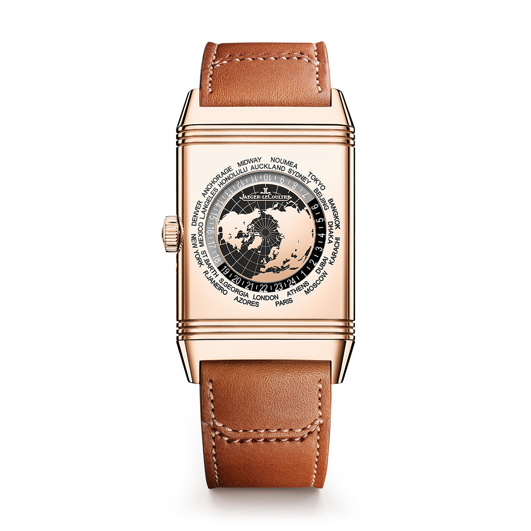 Watch in rose gold Reverso Tribute Geographic Jaeger-lecoultre