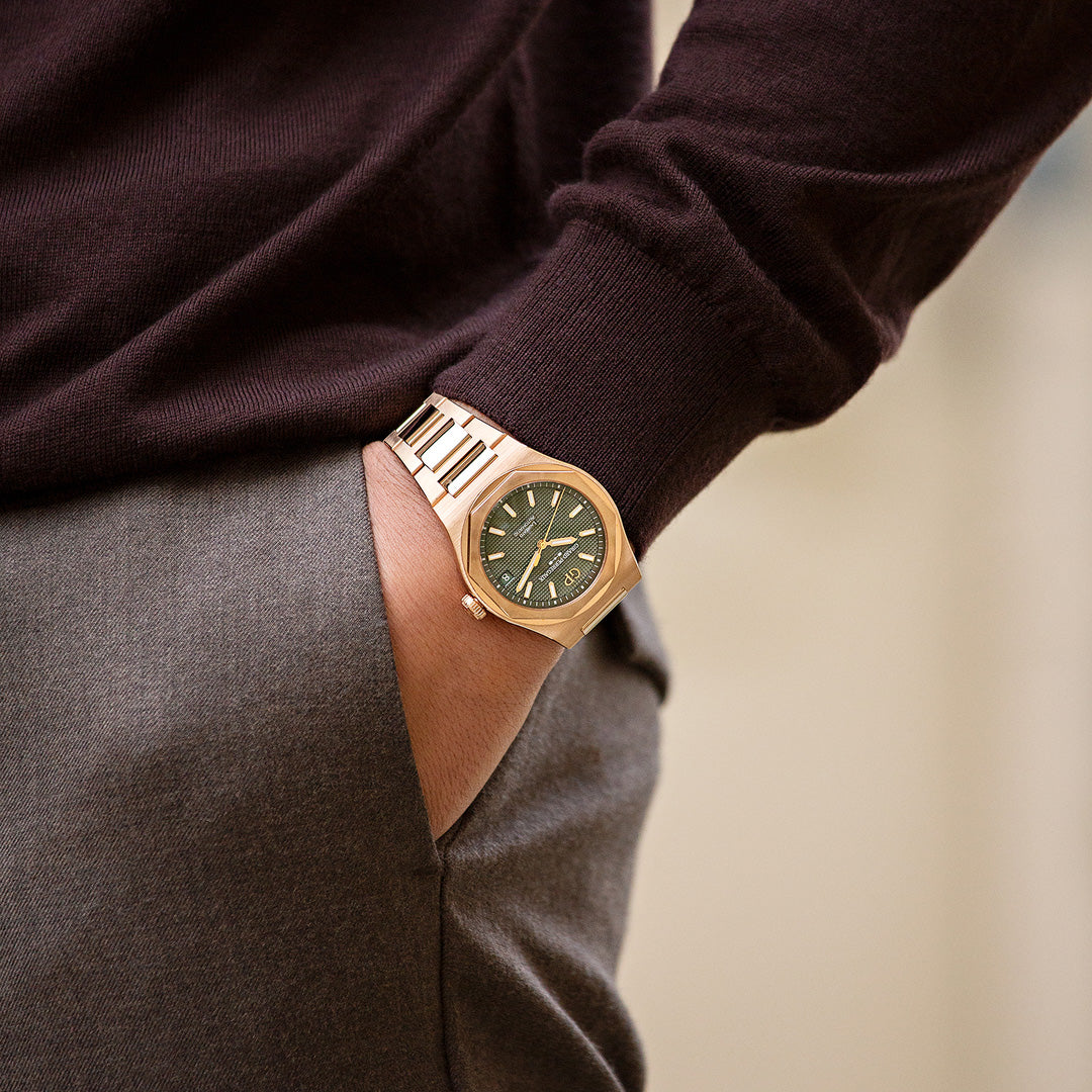 Orologio in oro rosa Laureato Girard perregaux