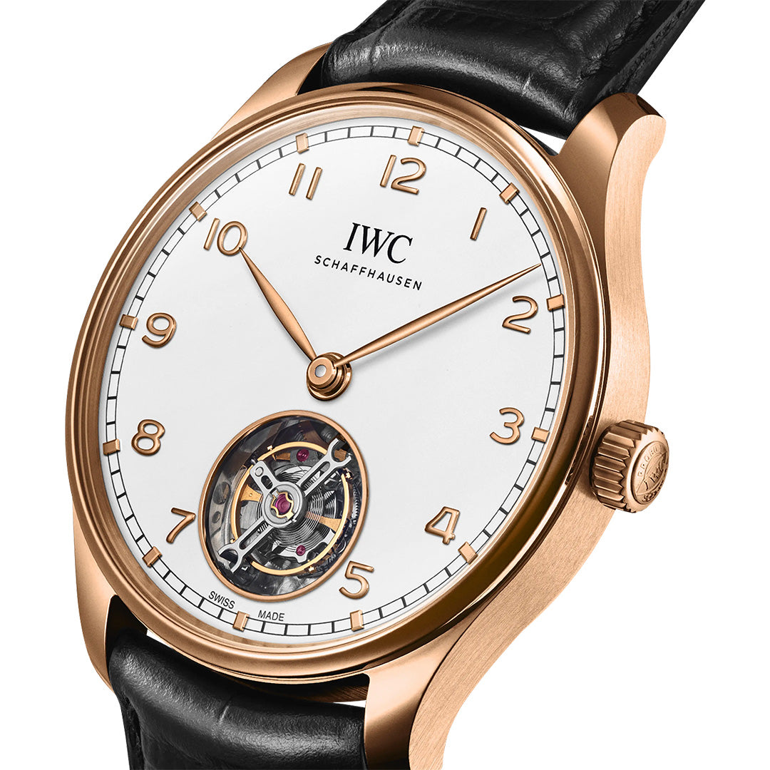 Orologio in armor gold Portugieser Hand-Wound Tourbillon Iwc
