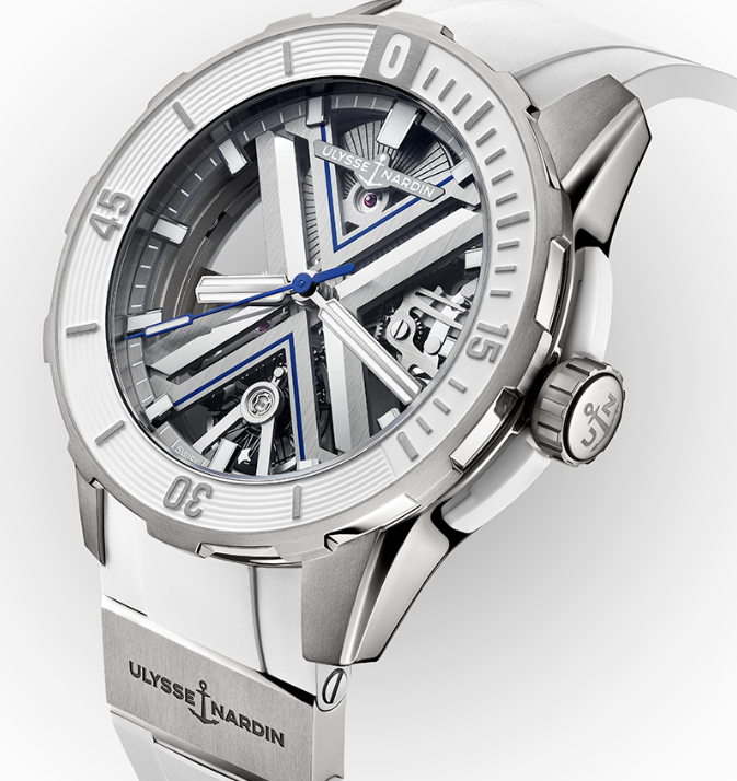 Watch in titanium Diver X Skeleton Ulysse nardin