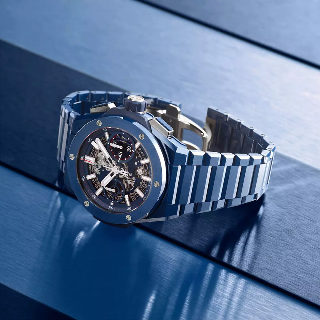 Orologio in carbonio Big Bang Integral Blue Ceramic Hublot