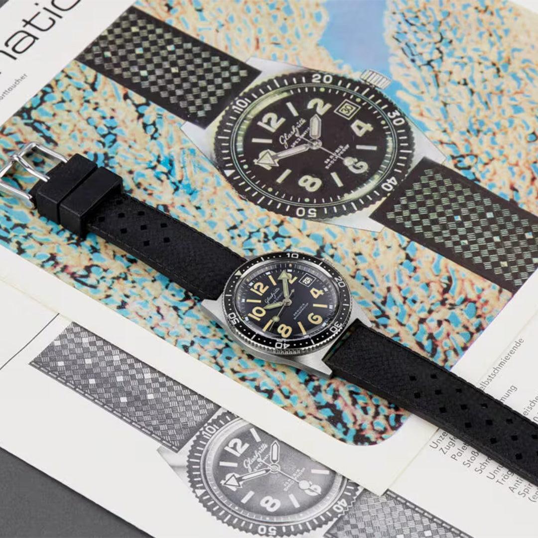 Watch in steel SeaQ Glashutte original