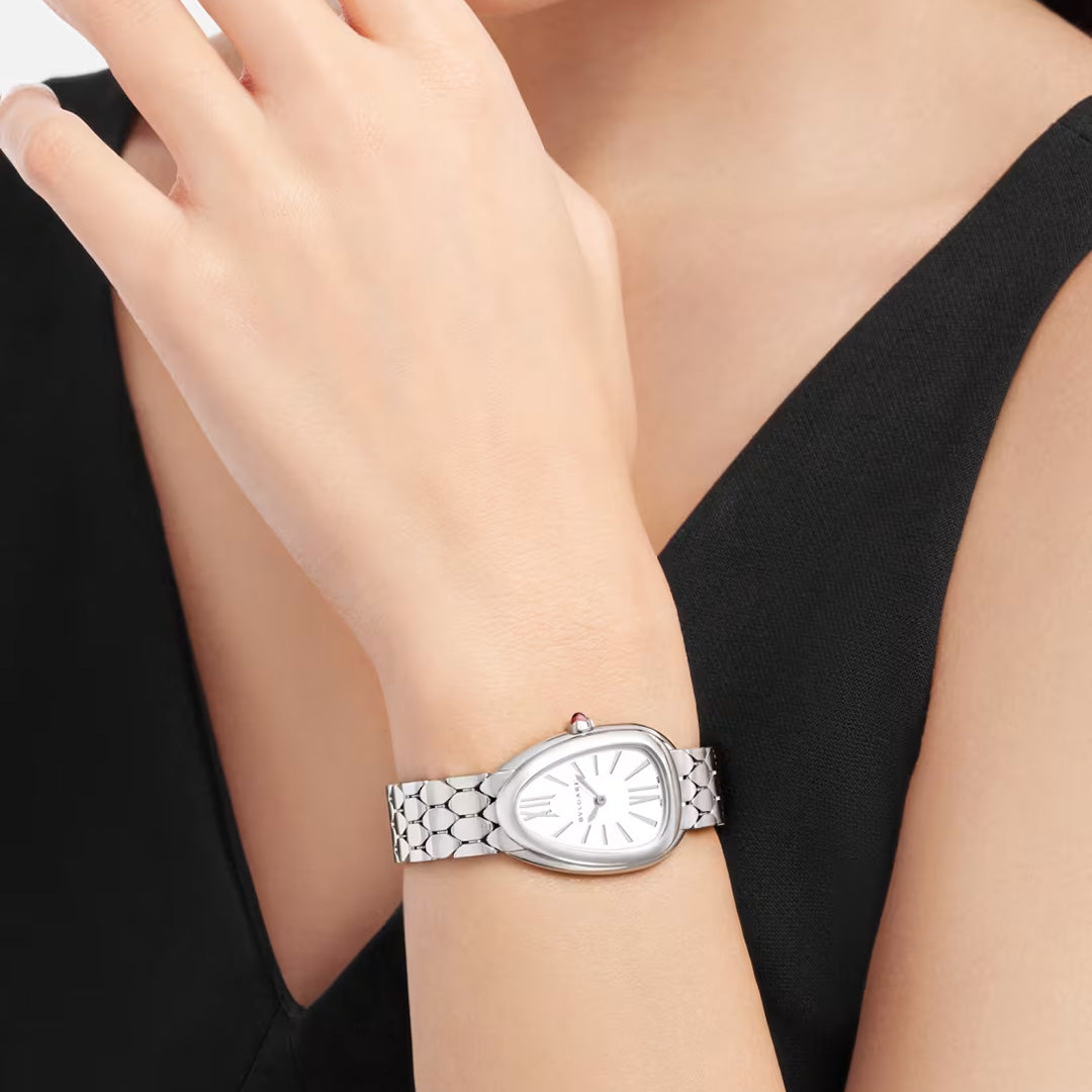 Watch in steel Serpenti Seduttori Bulgari