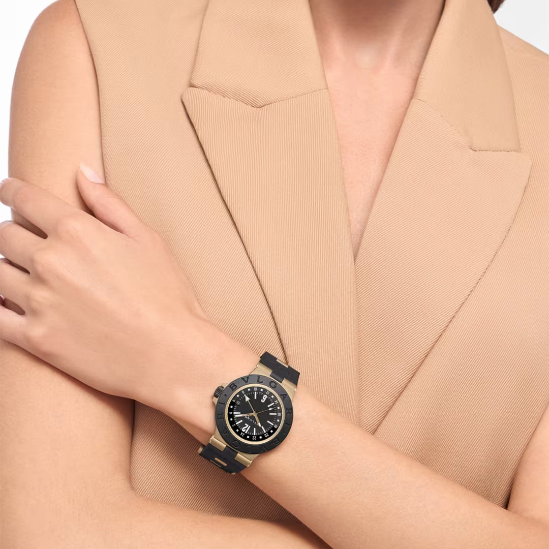 Watch in bronze Bvlgari Aluminium Bulgari