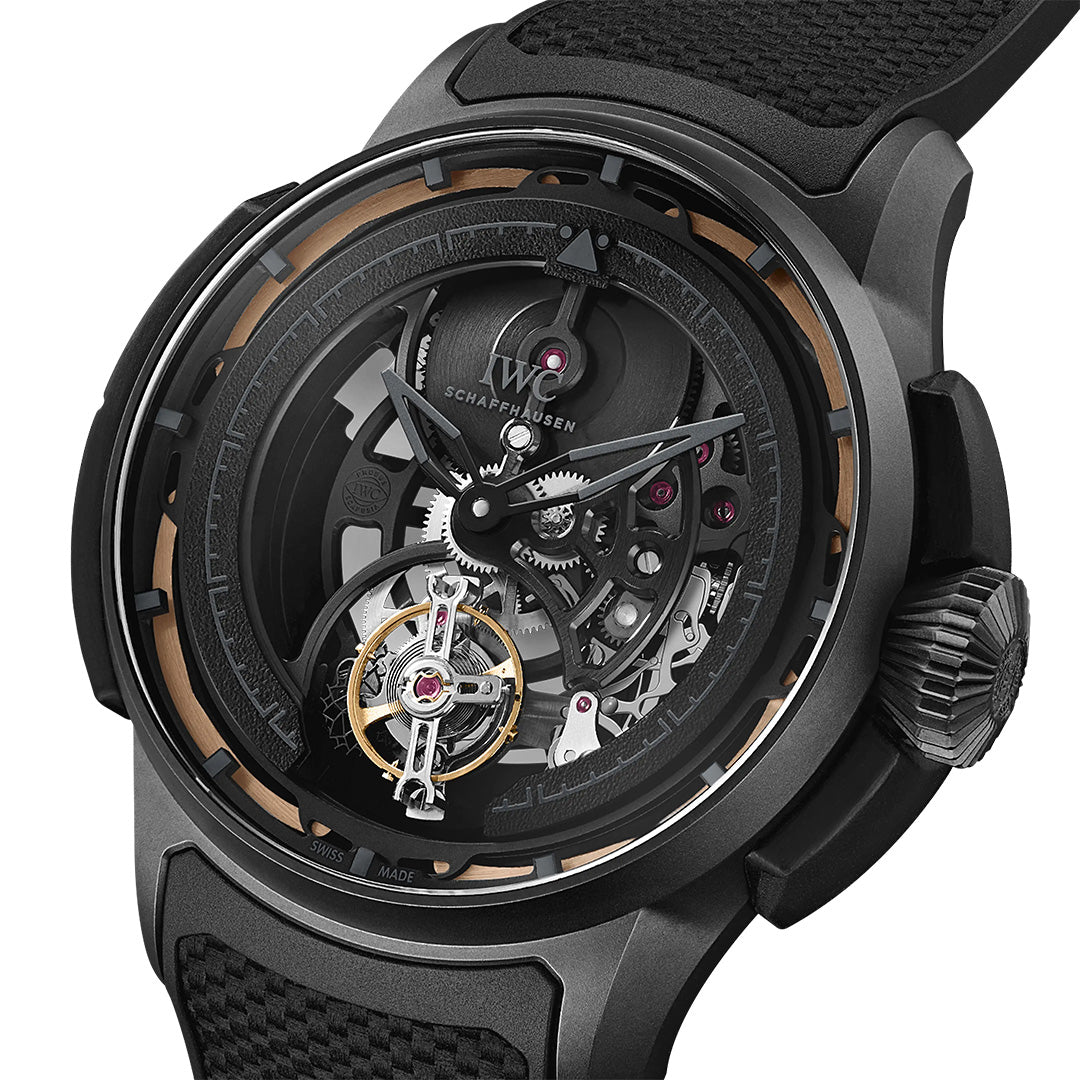 Orologio in ceratanium Big Pilot’s Watch Shock Absorber Tourbillon Skeleton XPL Iwc