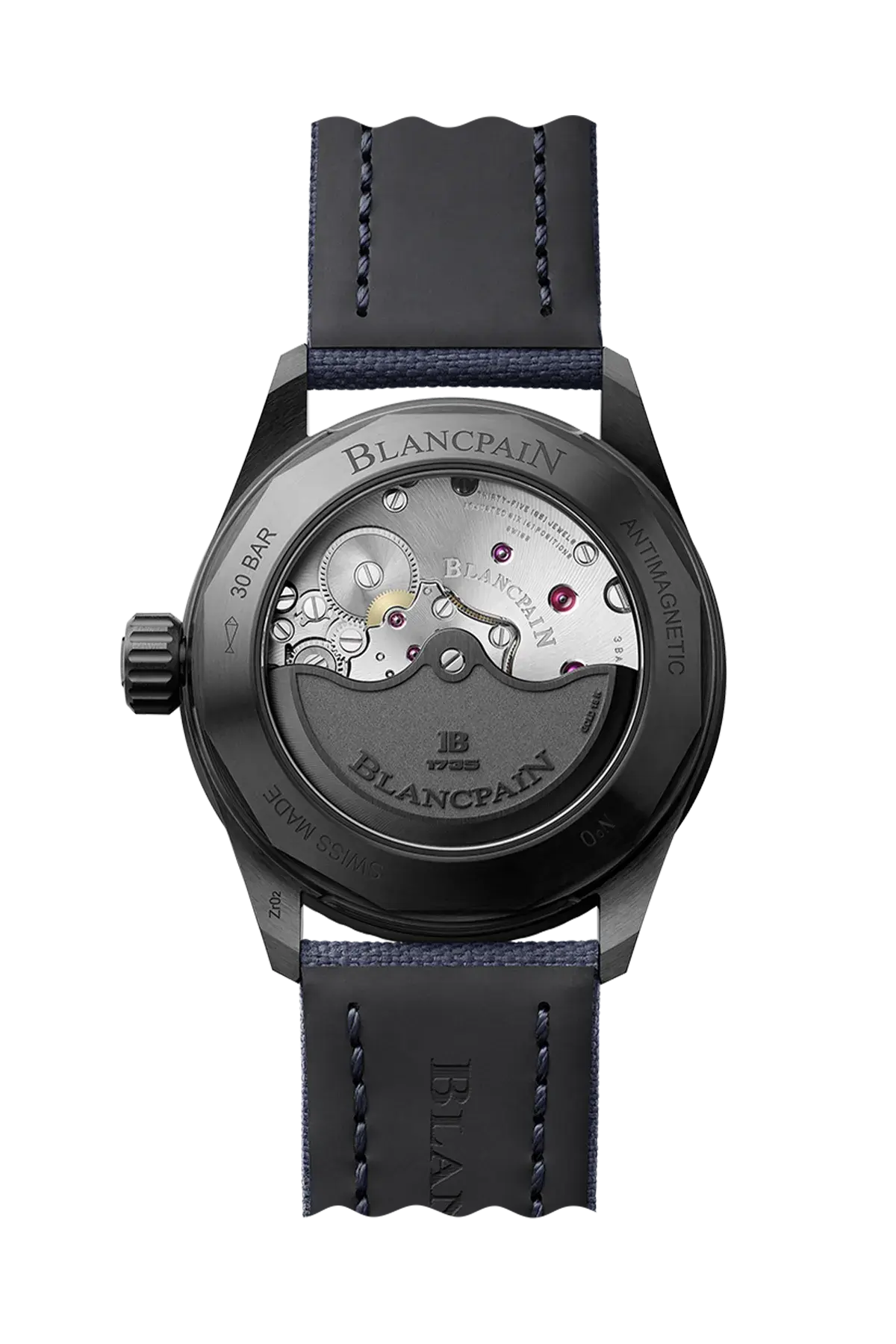 Orologio in ceramica nera Fifty Fathoms Bathyscaphe Blancpain