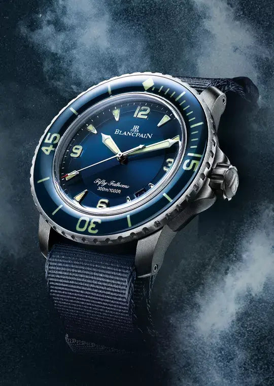 Orologio in acciaio Fifty Fathoms Automatique Blancpain