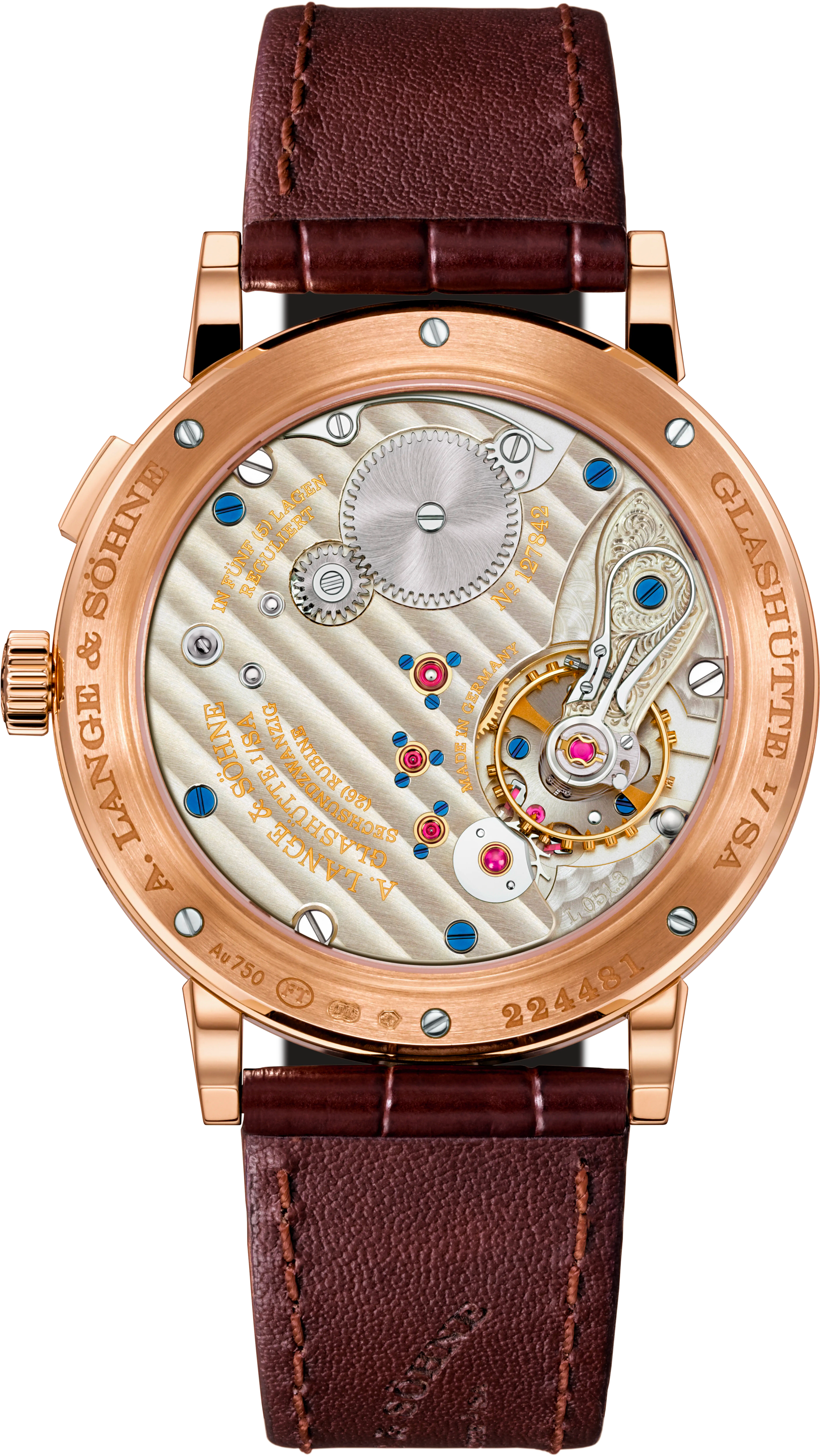 Watch in rose gold 1815 - Annual Calendar A lange sohne