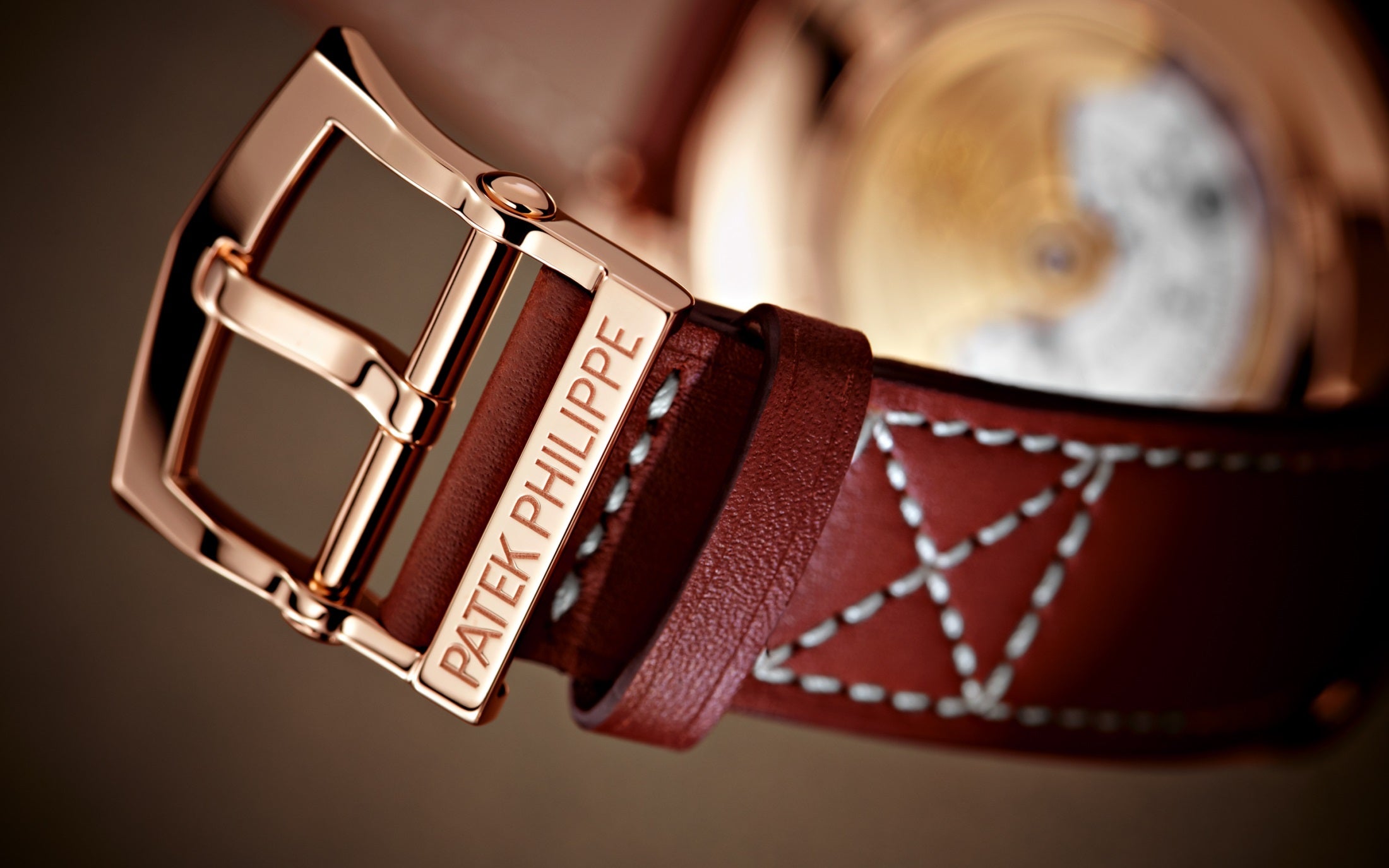 Orologio in oro rosa Calatrava Pilot Travel Time Patek philippe