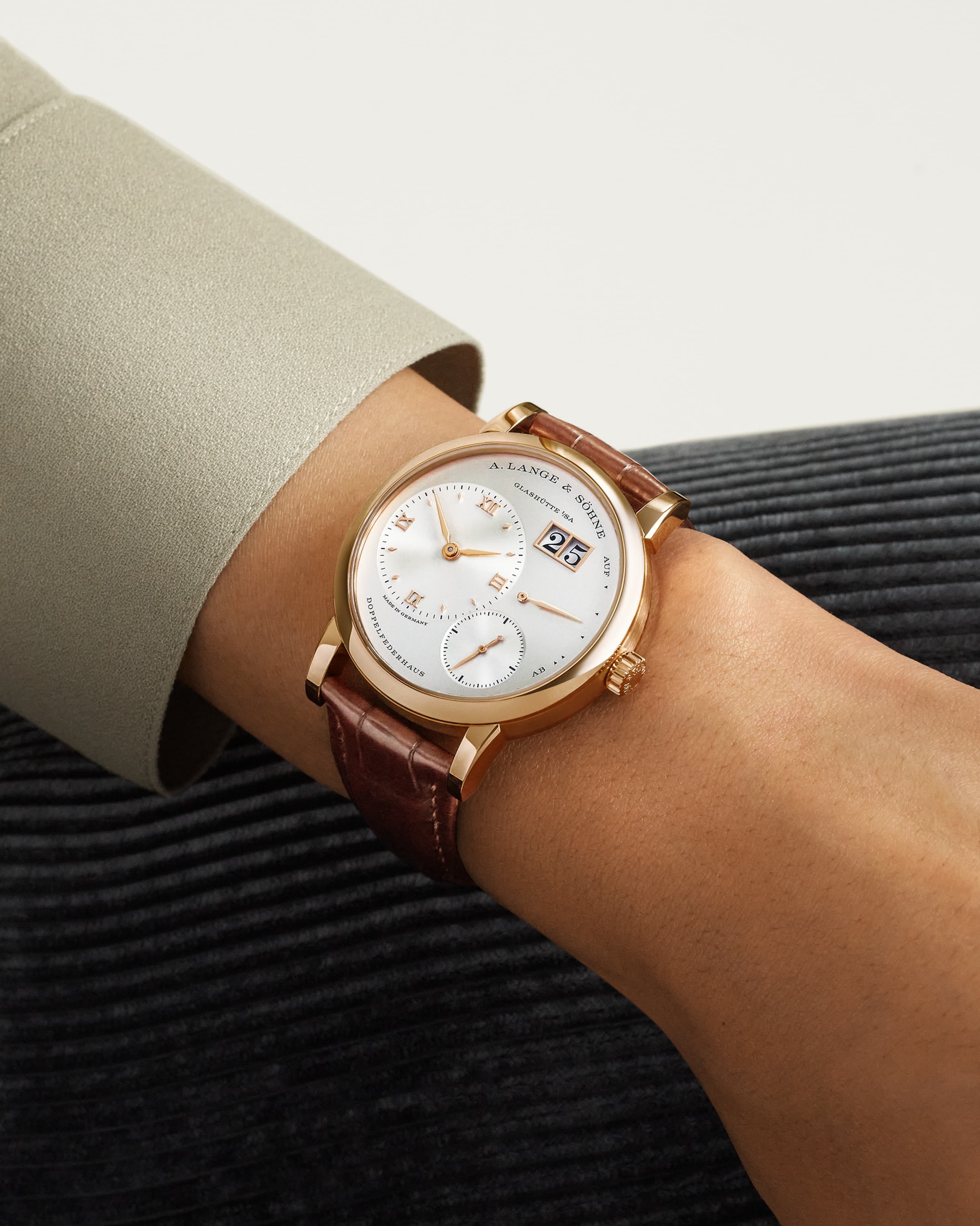 Watch in rose gold Lange 1 A lange sohne