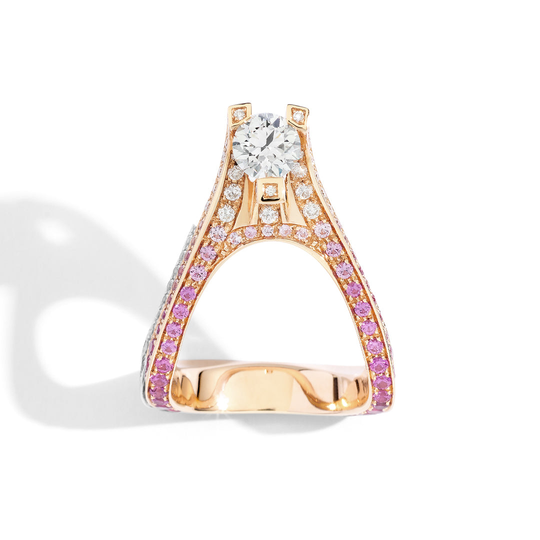 Gioiello in oro rosa Anello Lia Palmiero