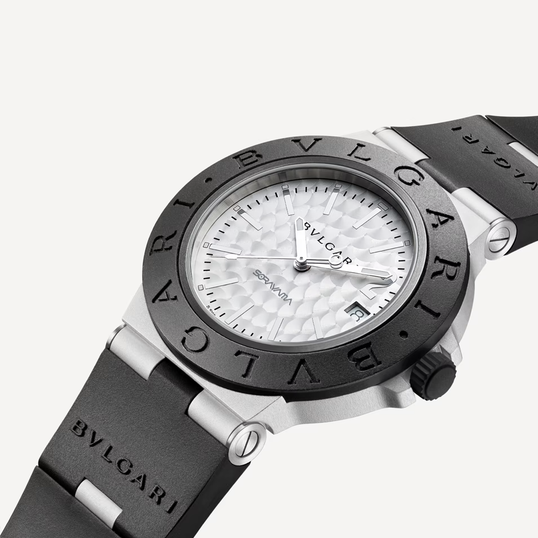 Watch in titanium Bvlgari Aluminium Sorayama Special Edition Bulgari