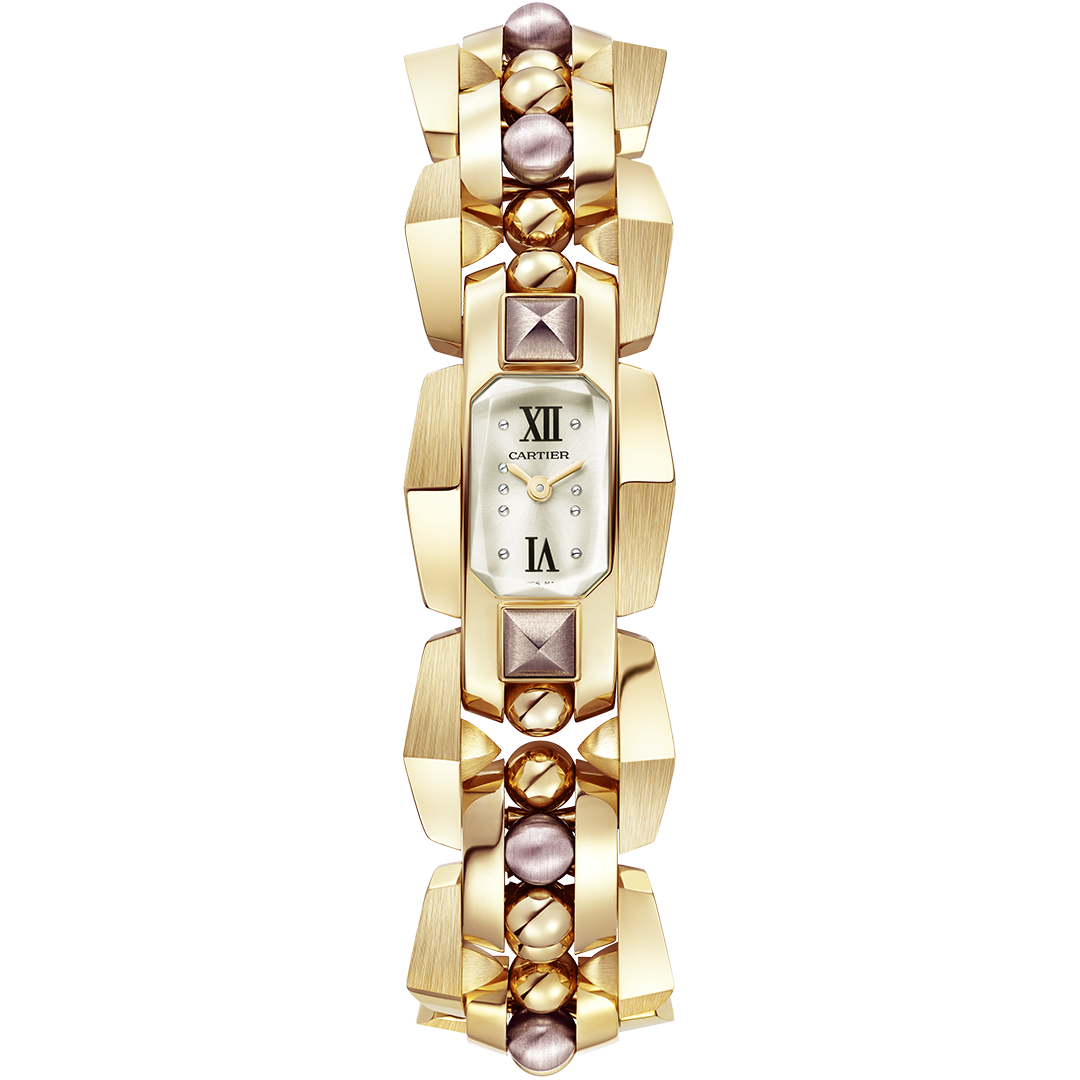 Orologio in oro giallo e oro viola Clash (Un)Limited Cartier