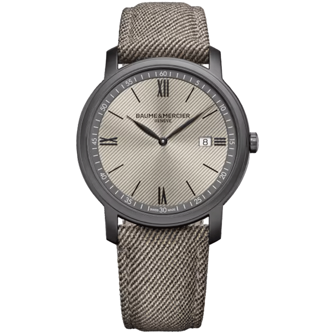 Watch in dlc-coated steel Classima Baume et mercier