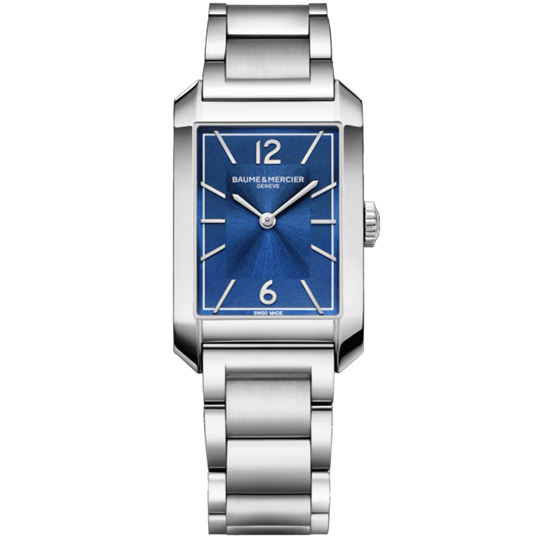 Watch in steel Hampton Baume et mercier