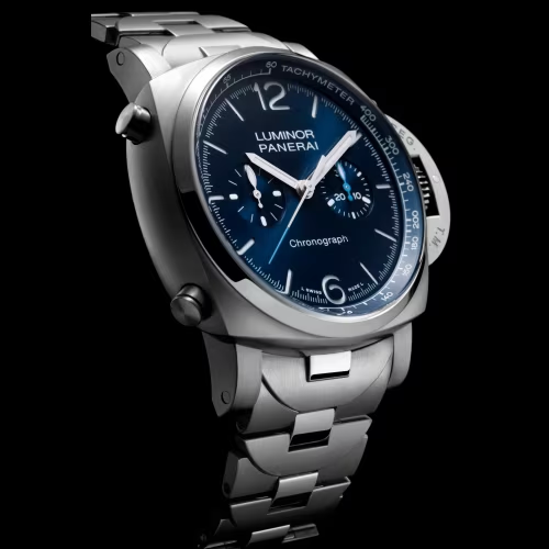 Watch in steel Luminor Chrono Panerai