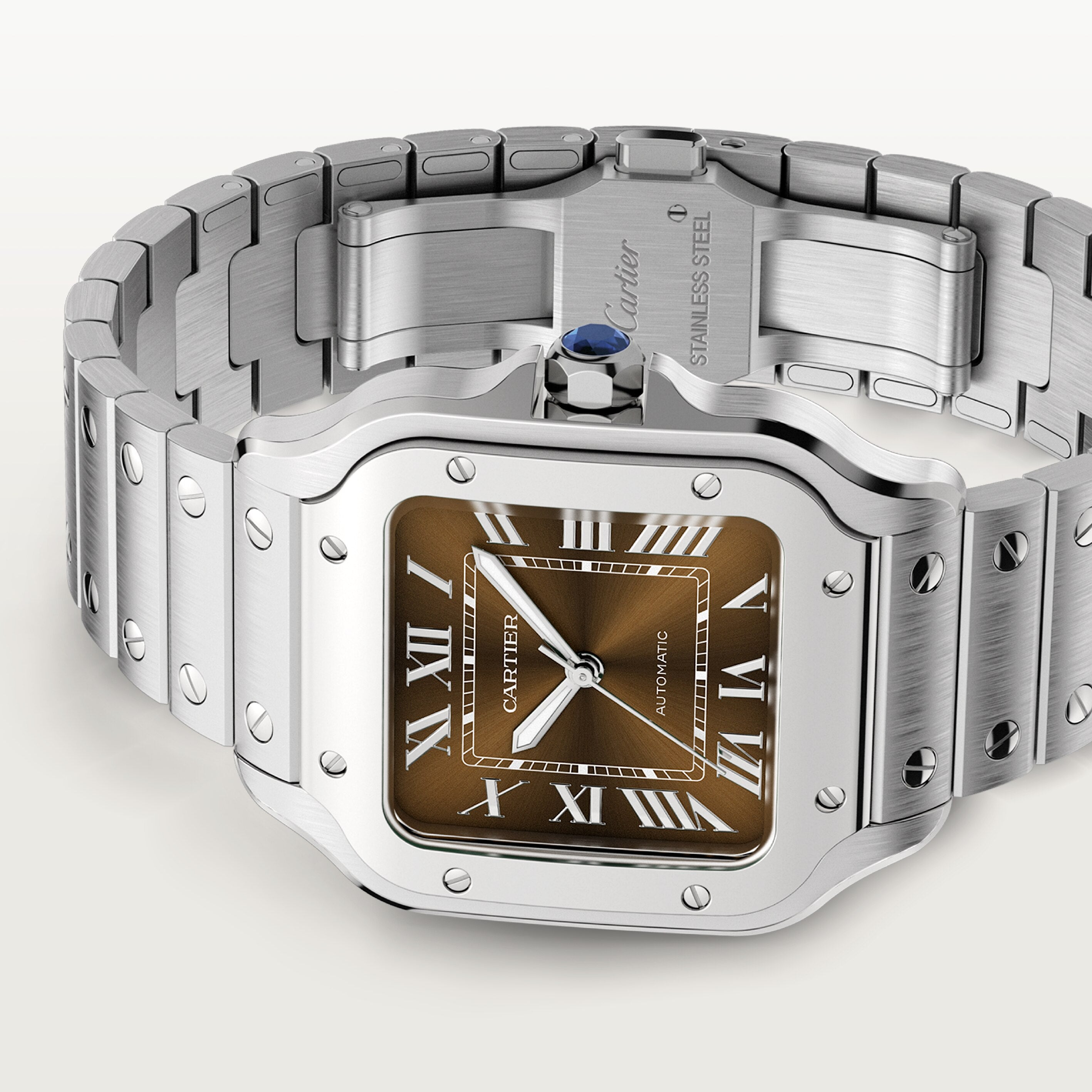 Orologio in acciaio Santos de Cartier Cartier