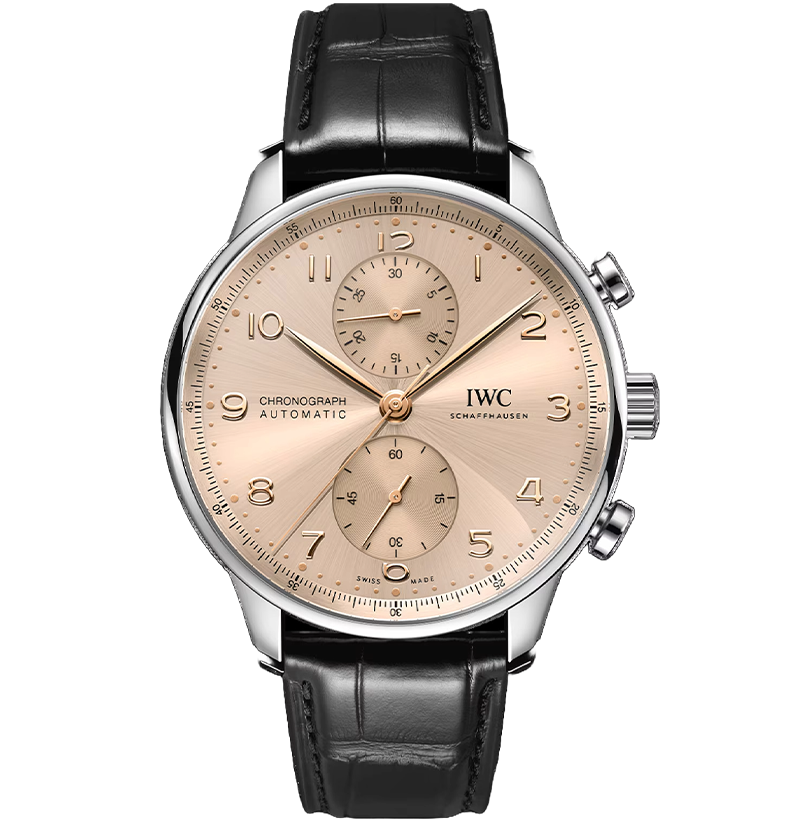 Orologio in acciaio Portugieser Chronograph Iwc