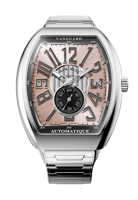 Watch in steel Vanguard Slim Vintage Franck muller