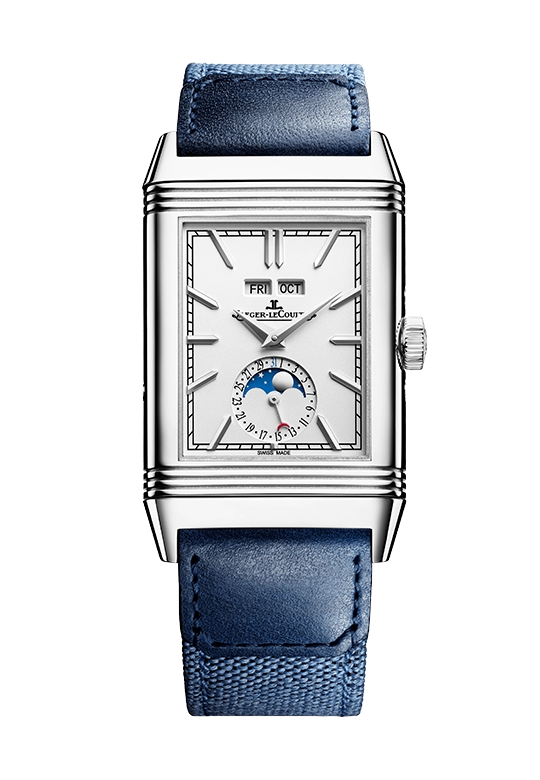 Watch in steel Reverso Tribute Duoface Calandar Jaeger-lecoultre