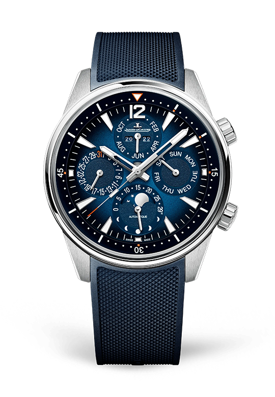 Watch in steel Polaris Perpetual Calendar  Jaeger-lecoultre