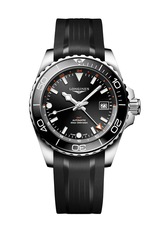 Orologio in acciaio HydroConquest GMT Longines
