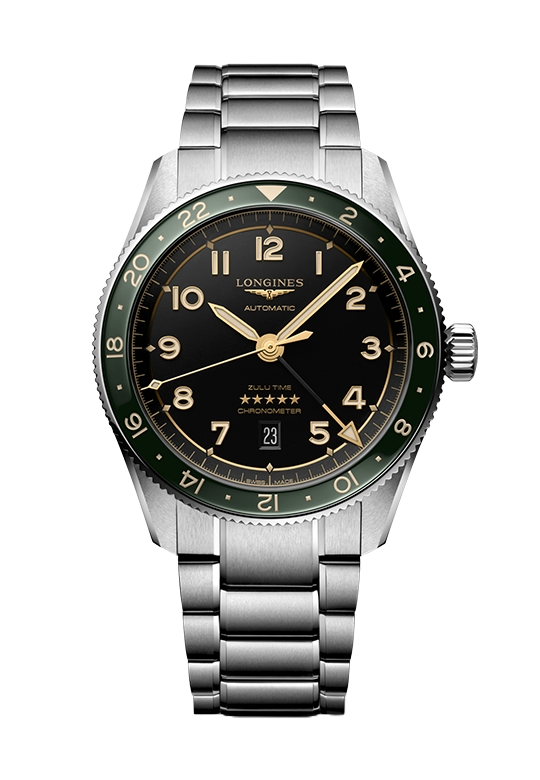 Orologio in acciaio Longines Spirit Zulu Time Longines