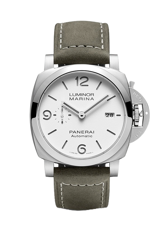 Panerai Orologio da Polso Luminor in Acciaio color Bianco Pisa 1940