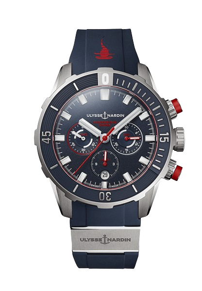 Watch in titanium Diver Chronograph Ulysse nardin