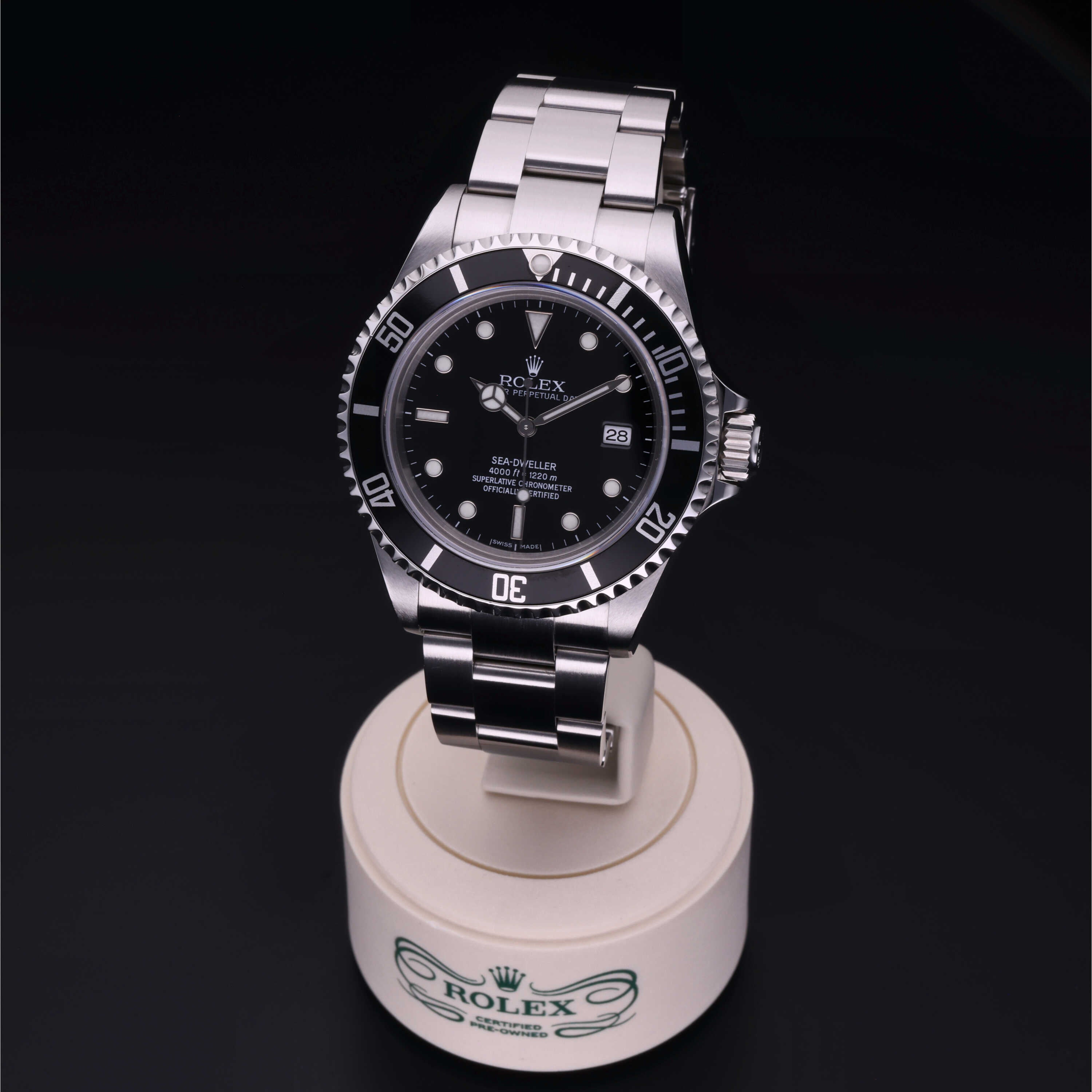 Orologio in steel Oyster Perpetual Sea-Dweller Reuge