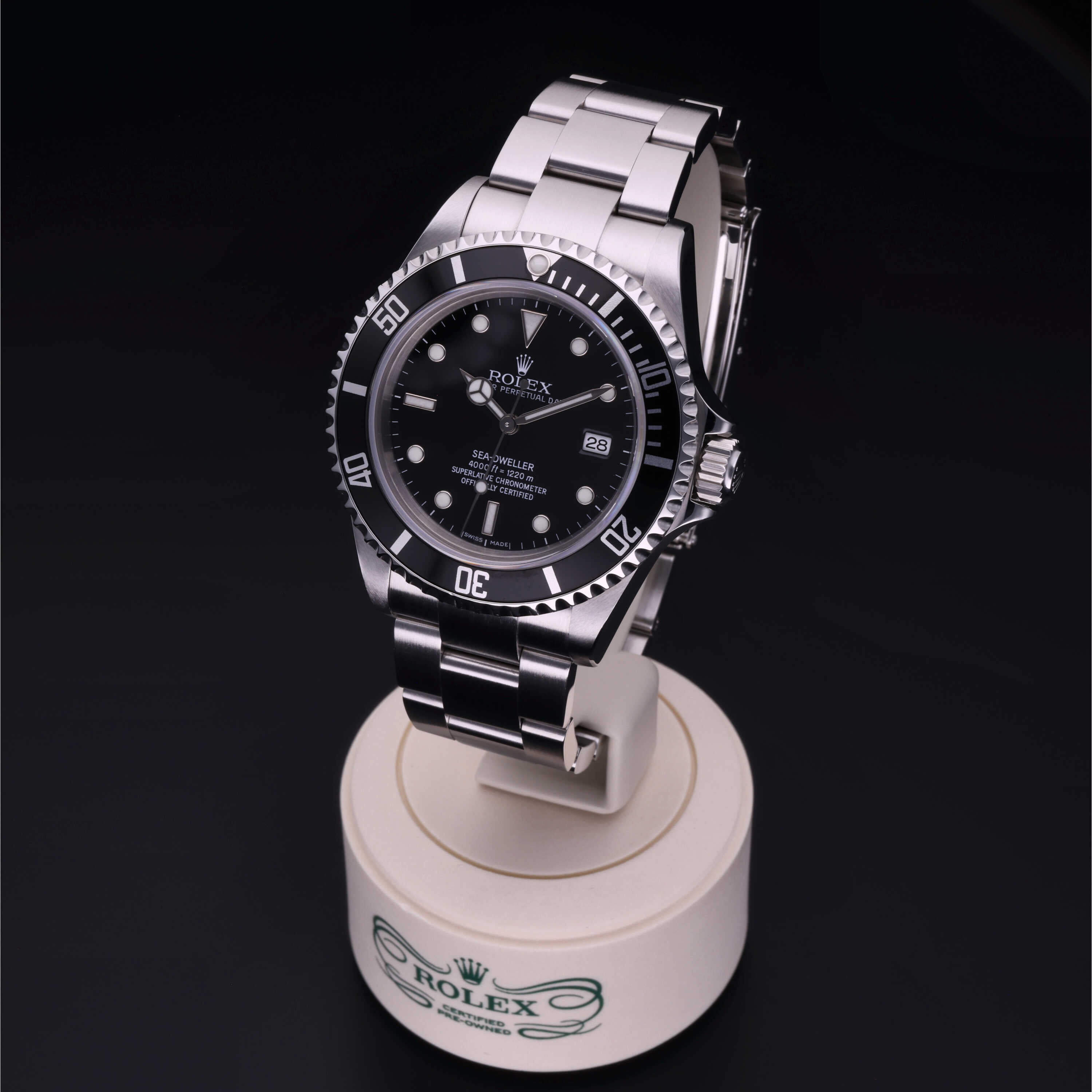 Orologio in steel Oyster Perpetual Sea-Dweller Reuge