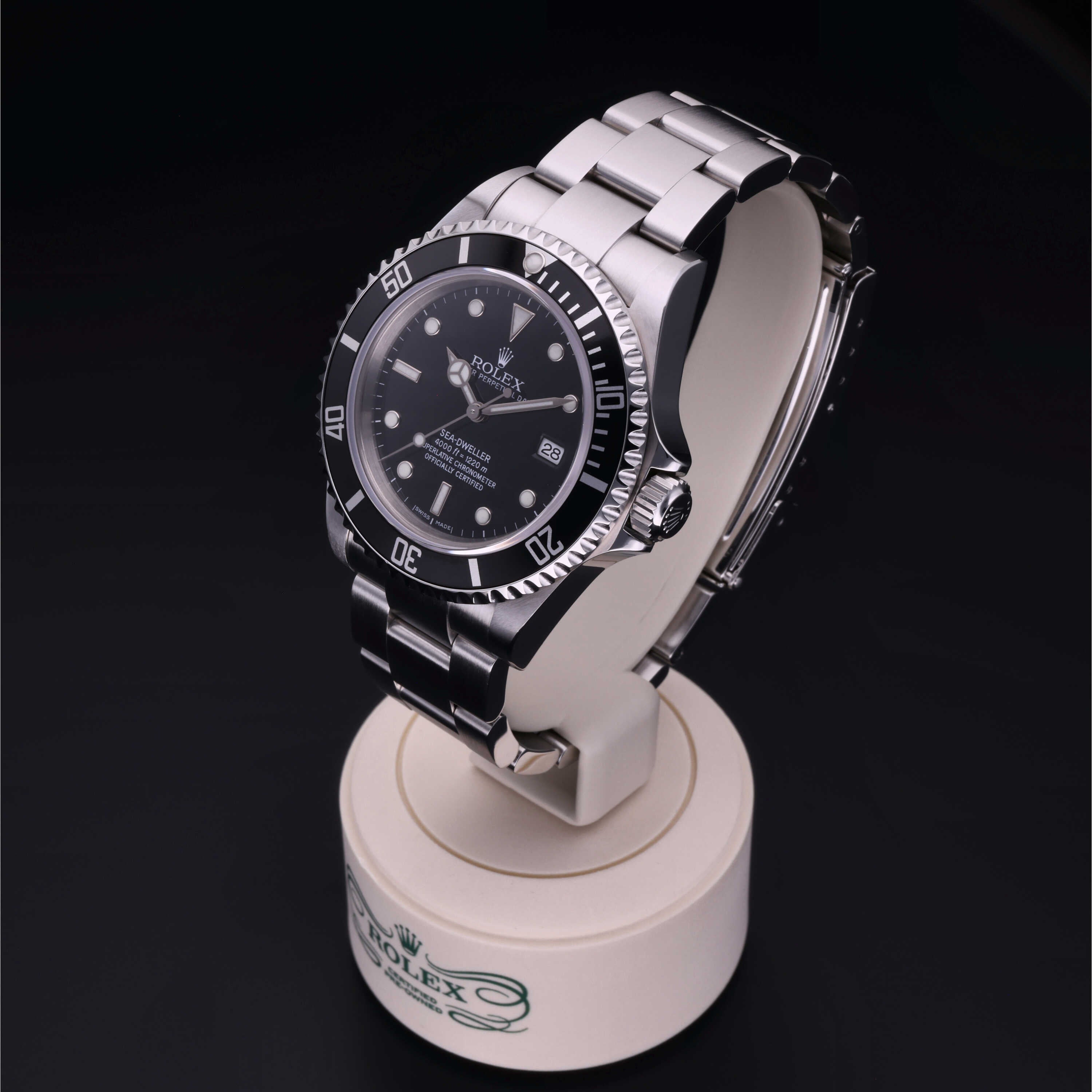 Orologio in steel Oyster Perpetual Sea-Dweller Reuge