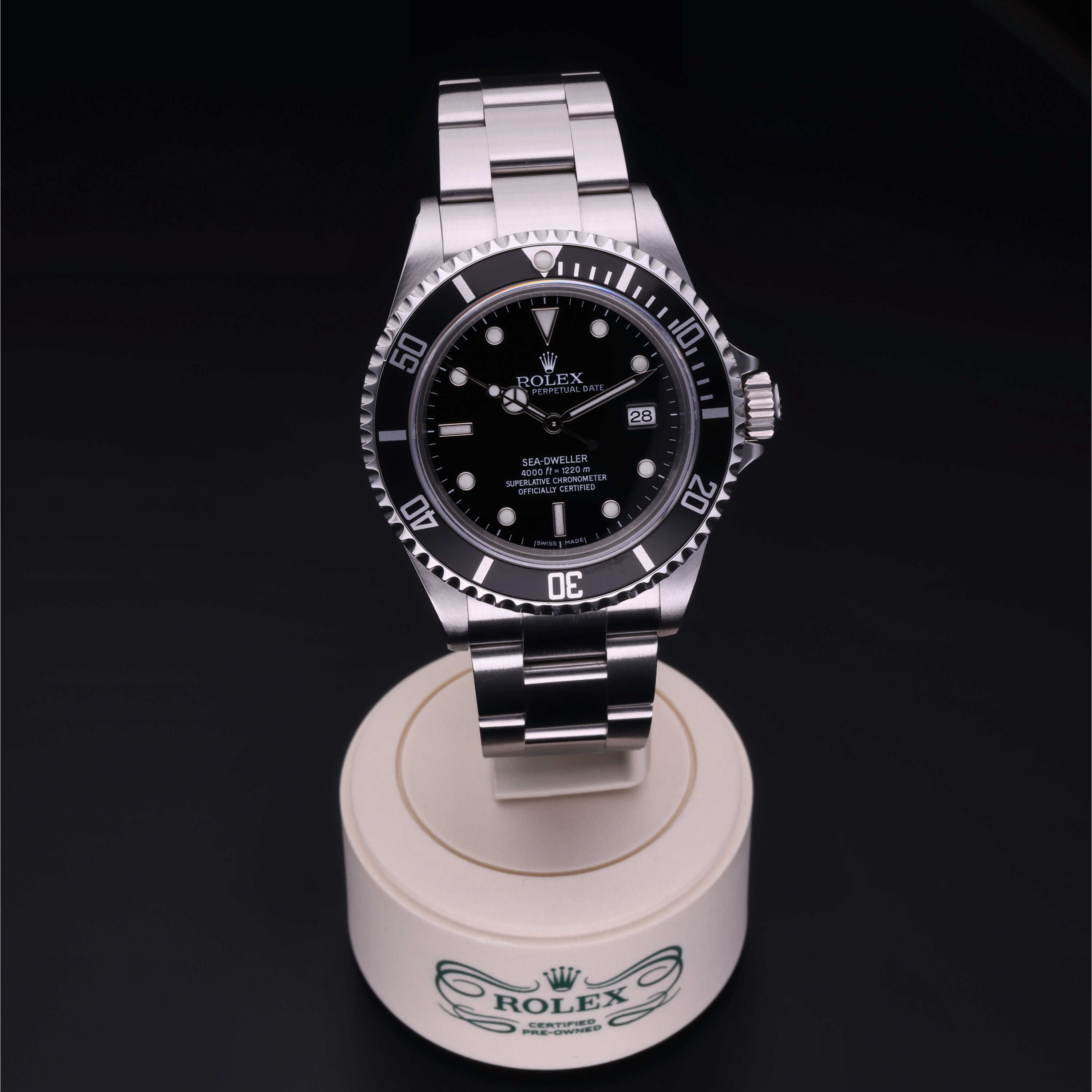 Orologio in steel Oyster Perpetual Sea-Dweller Reuge