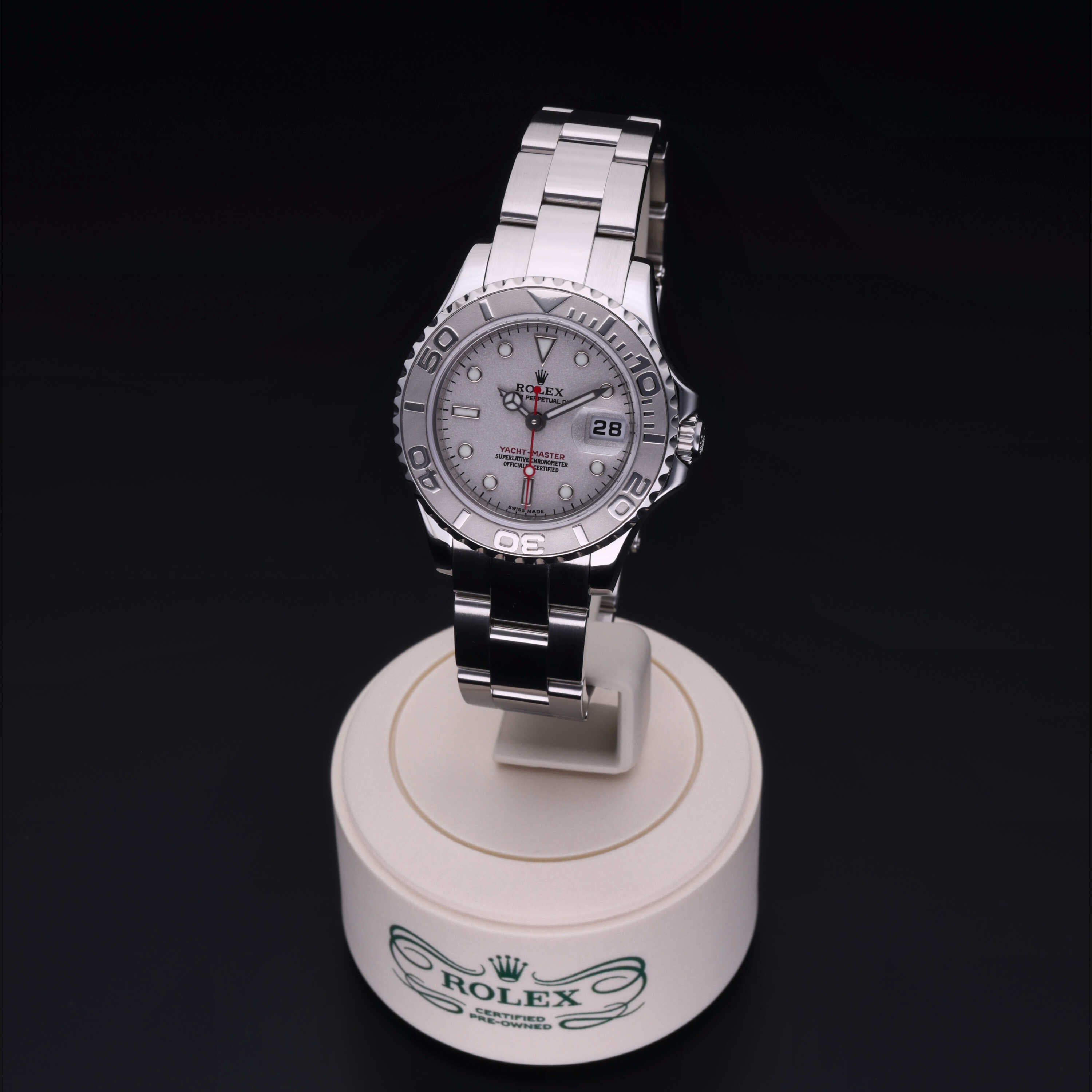 Orologio in steel/platinum Oyster Perpetual Yacht-Master 29 Reuge