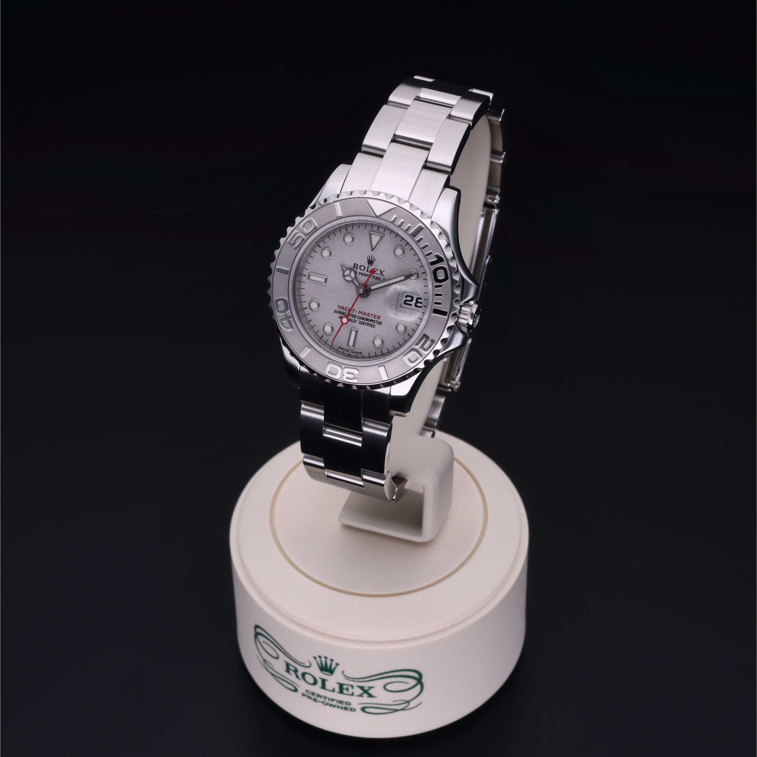 Orologio in steel/platinum Oyster Perpetual Yacht-Master 29 Reuge