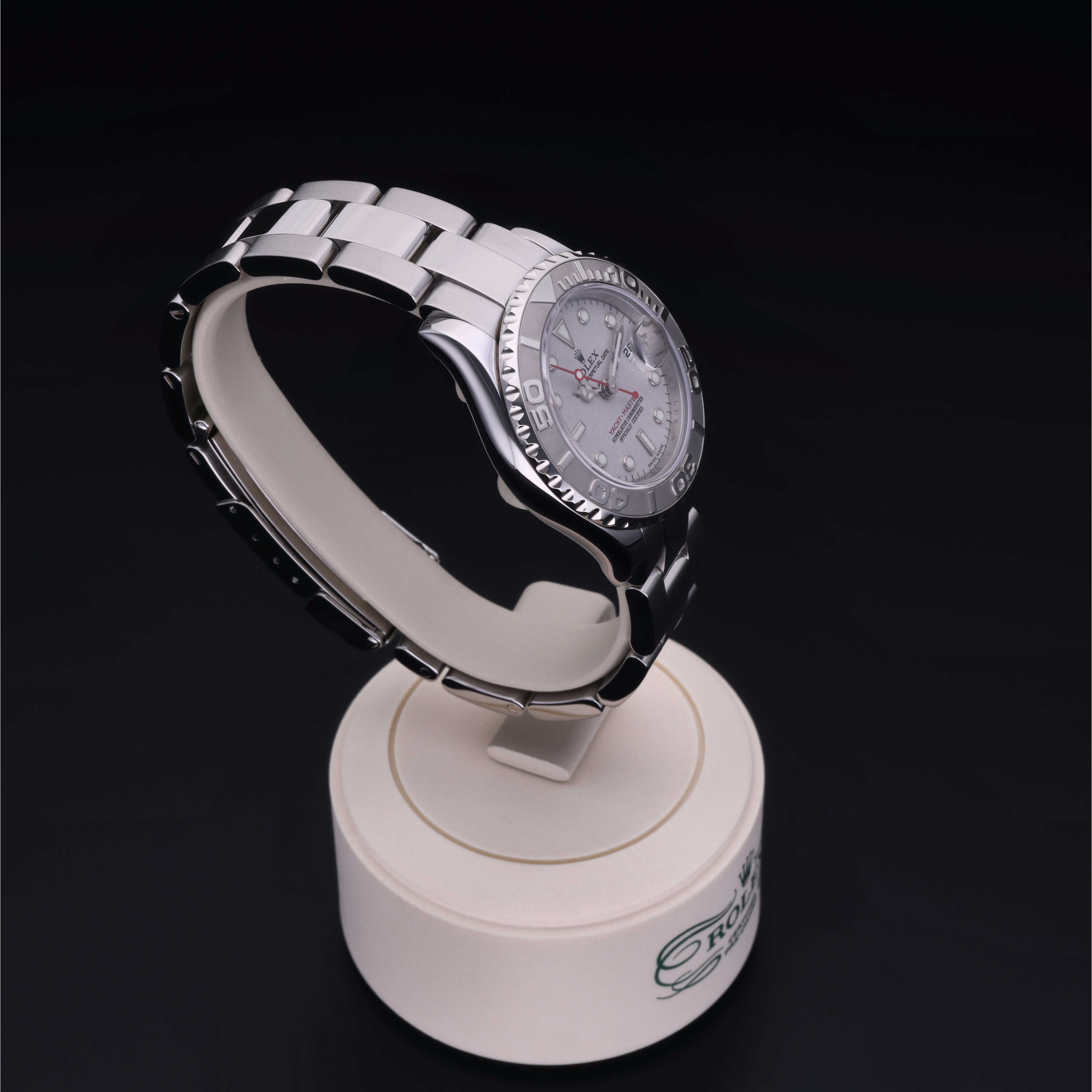 Orologio in steel/platinum Oyster Perpetual Yacht-Master 29 Reuge