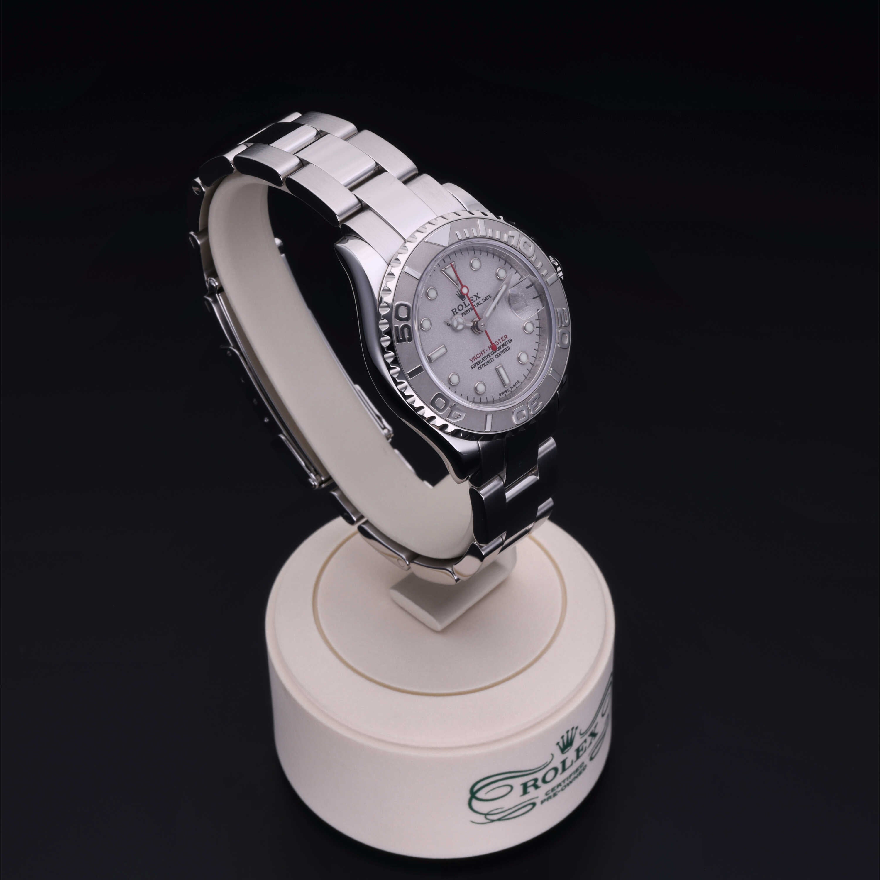 Orologio in steel/platinum Oyster Perpetual Yacht-Master 29 Reuge