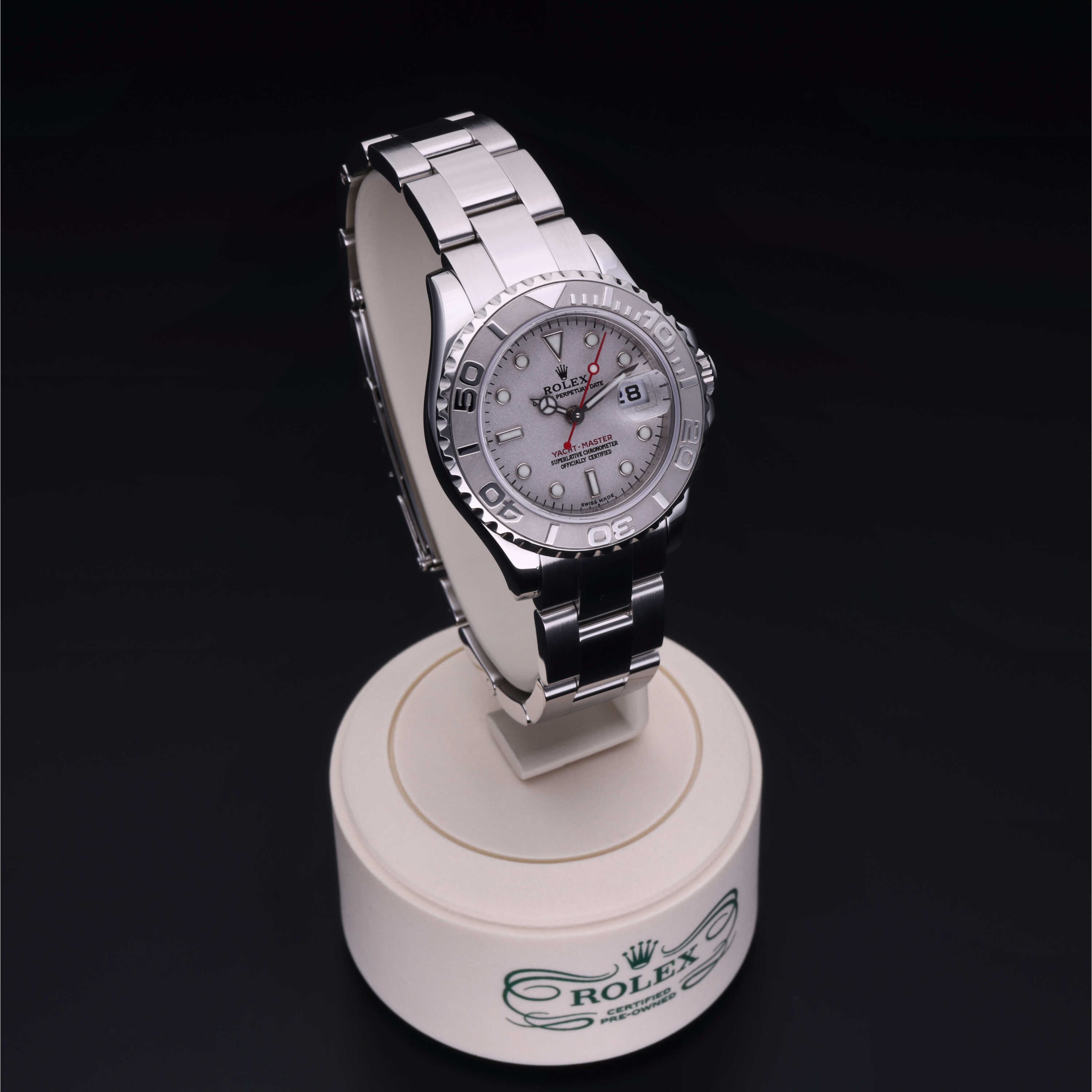 Orologio in steel/platinum Oyster Perpetual Yacht-Master 29 Reuge