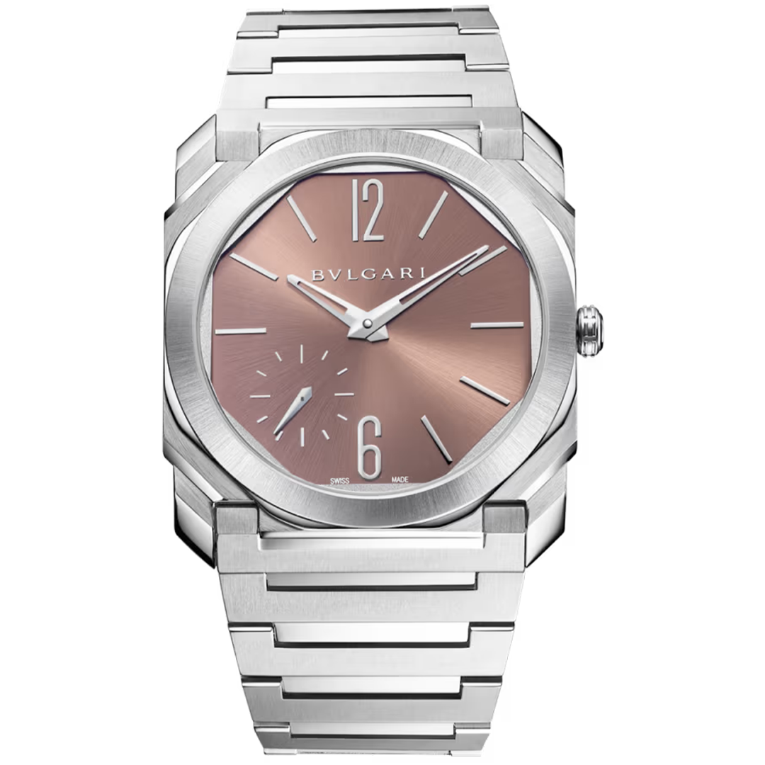 Watch in steel Octo Finissimo Bulgari
