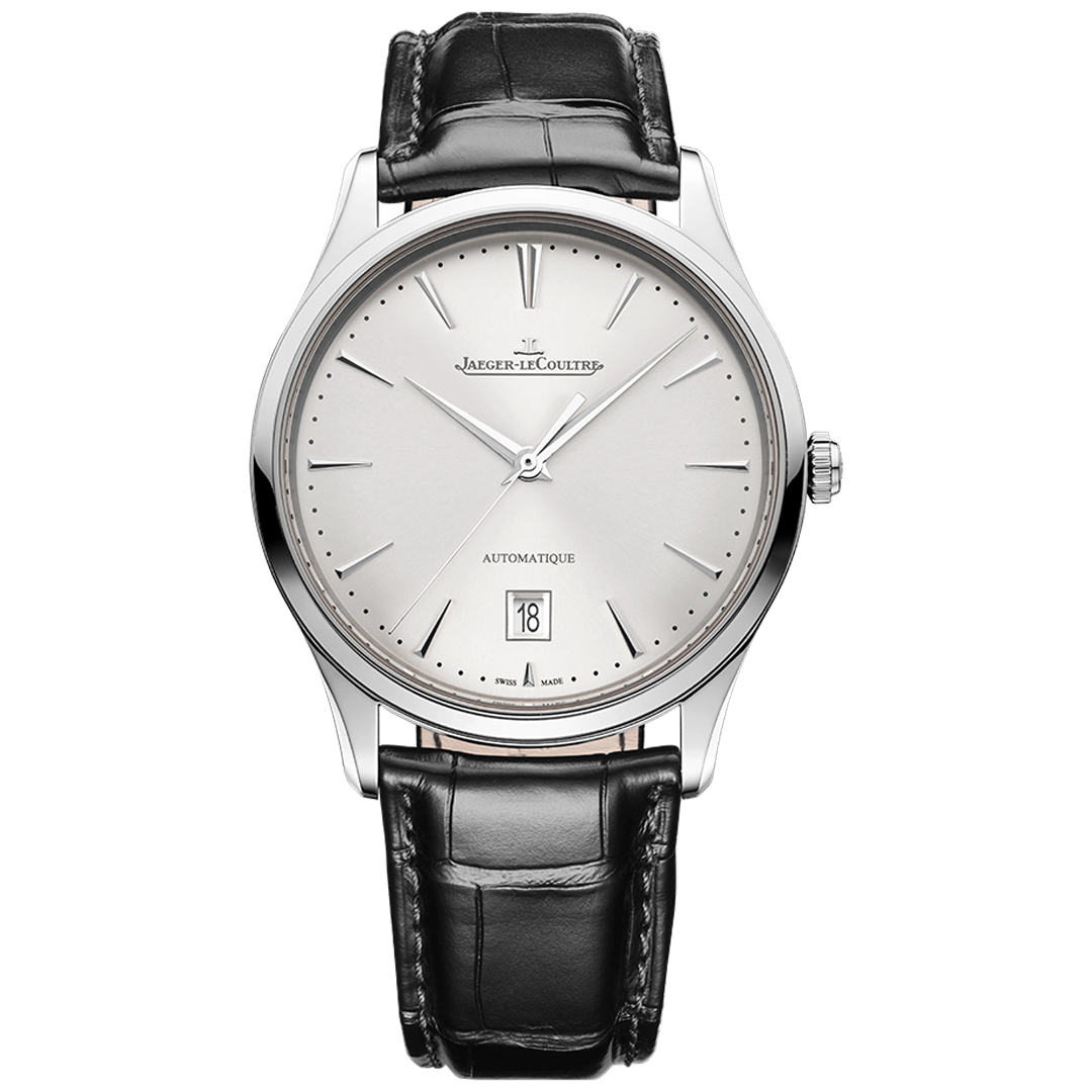 Watch in steel Master Ultra Thin Jaeger-lecoultre