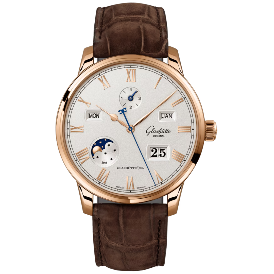 Watch in rose gold Senator Excellence Perpetual Calendar Glashutte original