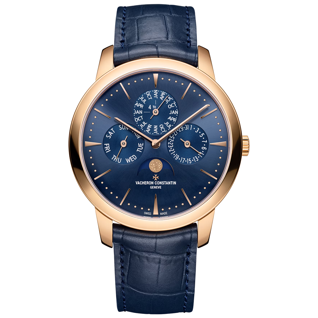 Orologio in oro rosa Patrimony Calendario Perpetuo Vacheron constantin