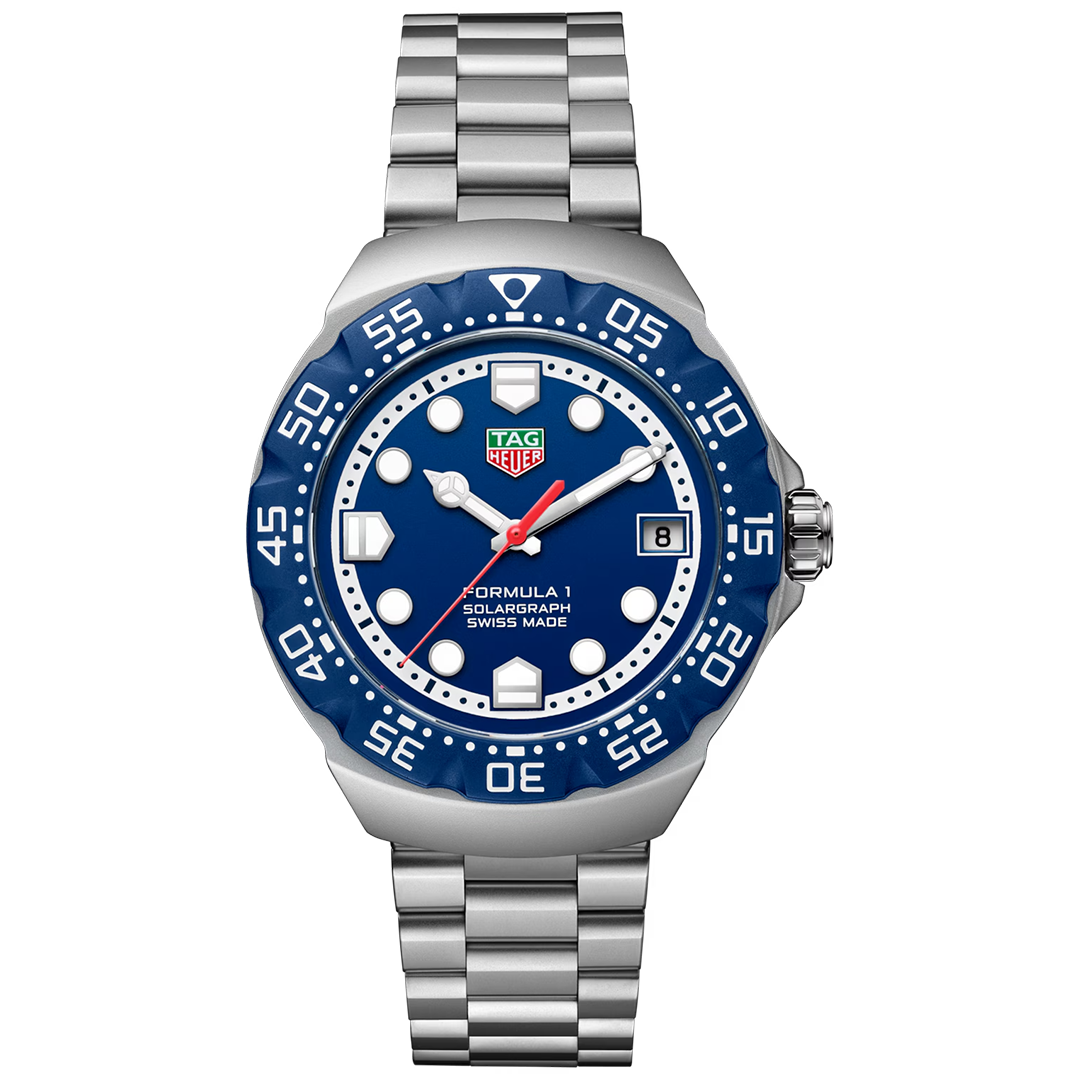 Watch in steel Formula 1 Solargraph Tag heuer