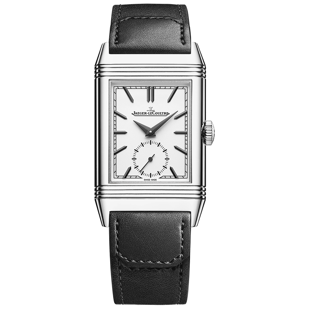Watch in steel Reverso Tribute Monoface Small Seconds Jaeger-lecoultre